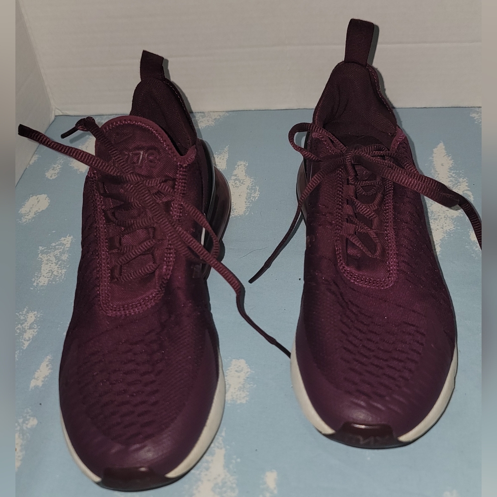 Nike Women’s Burgundy Athletic Sneakers - Comfortable Lace-Up Running Shoes - Picture 2 of 6